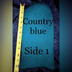 Double knit, reversible beanie.